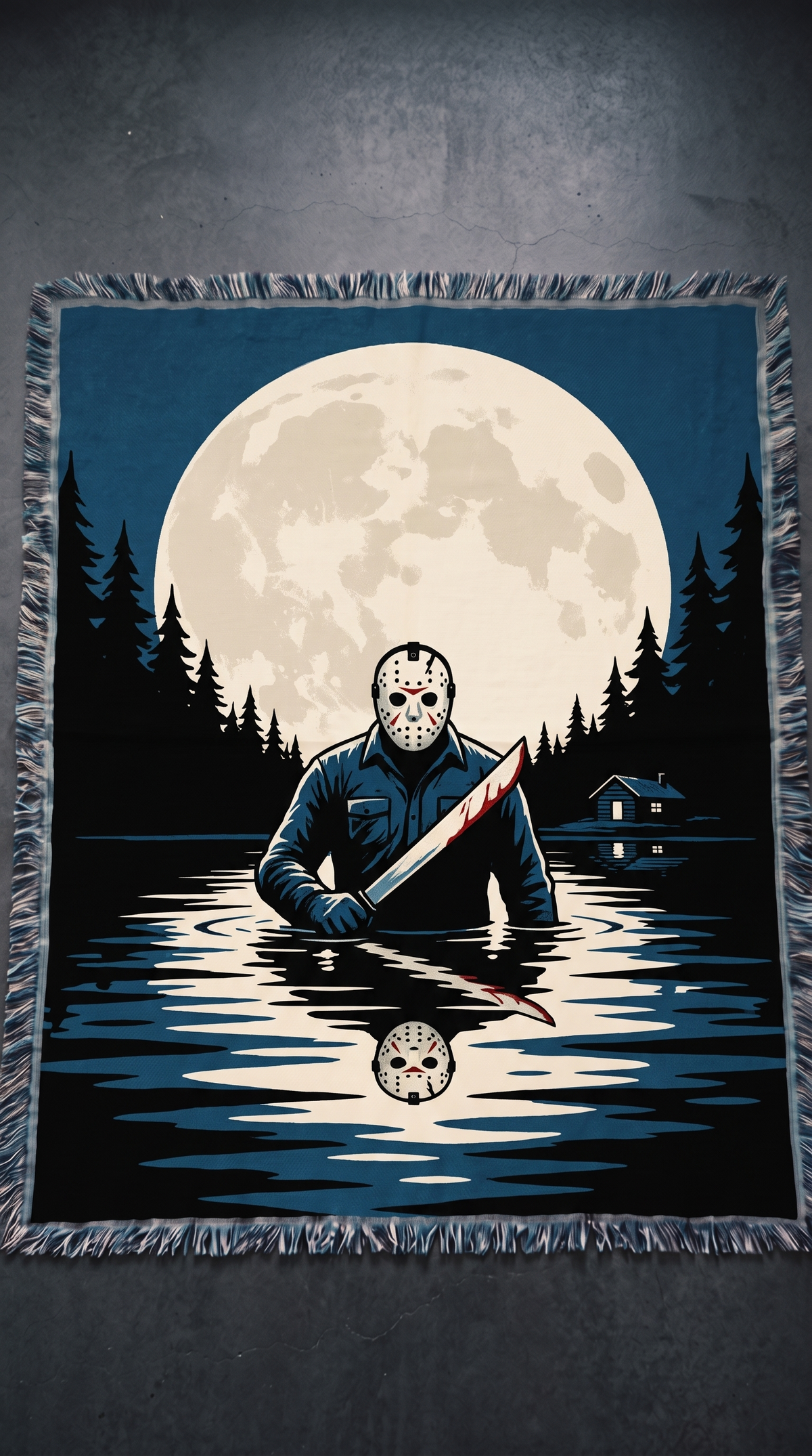 Friday the 13th woven blanket - The Mori Cut