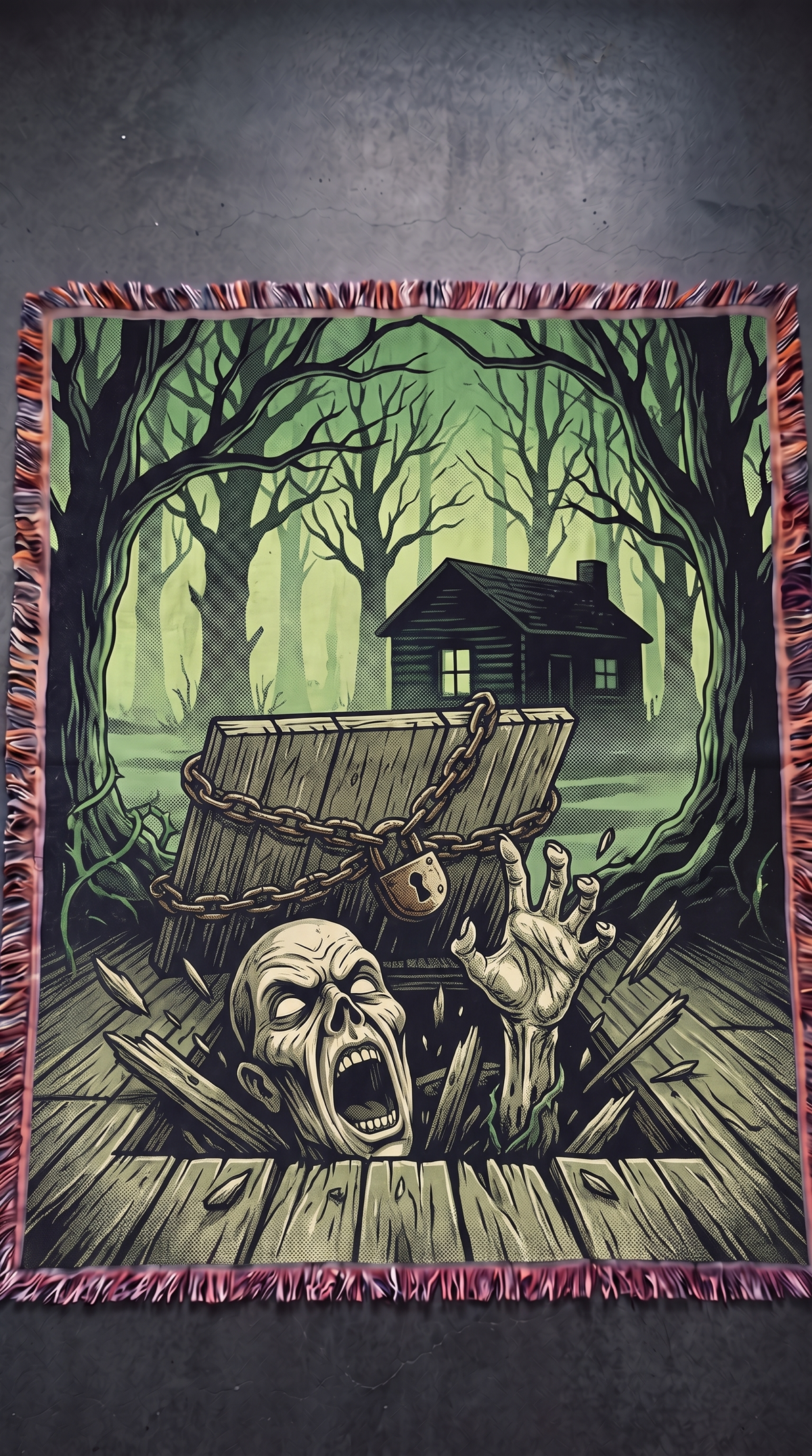 The Evil Dead woven blanket - The Mori Cut