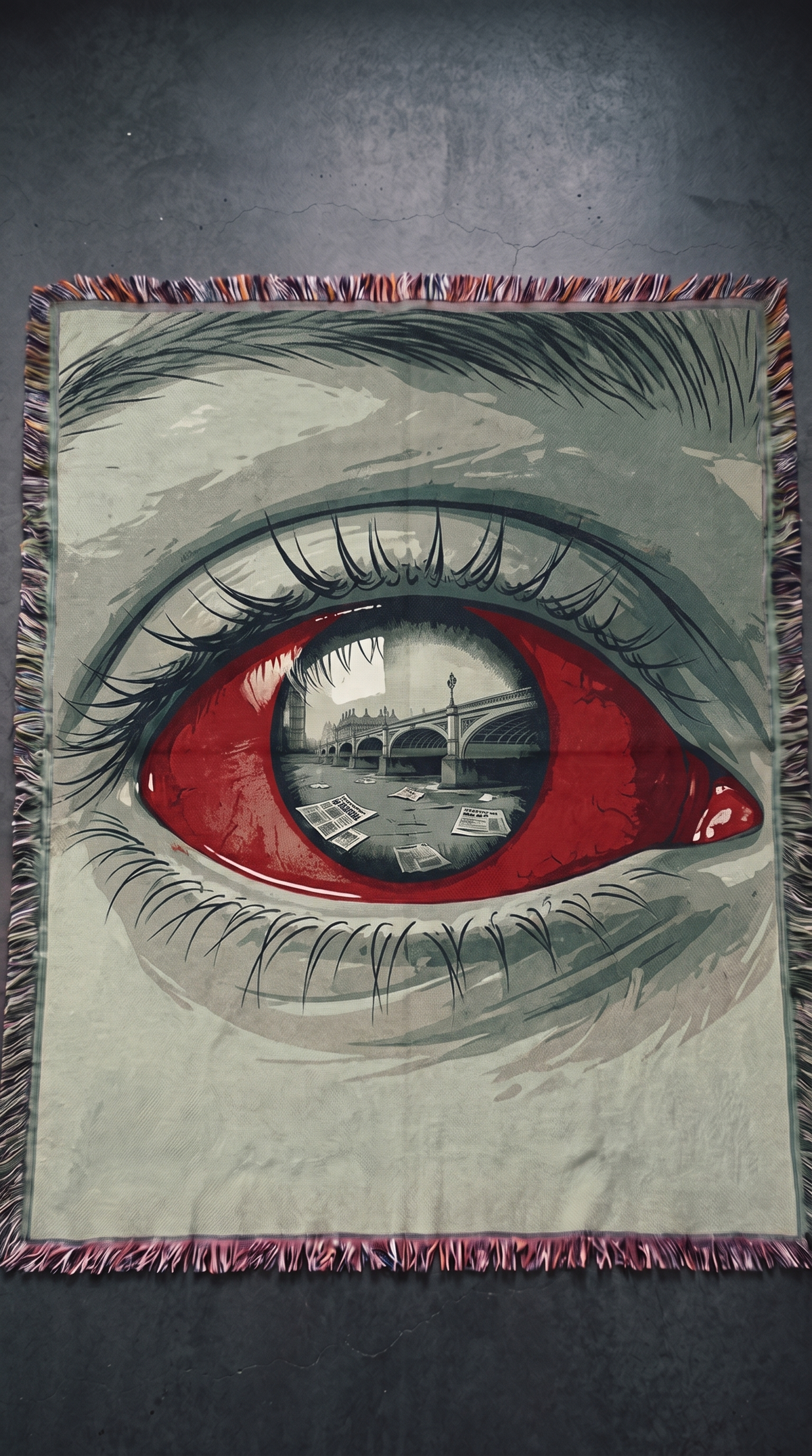 28 Days Later woven blanket - The Mori Cut