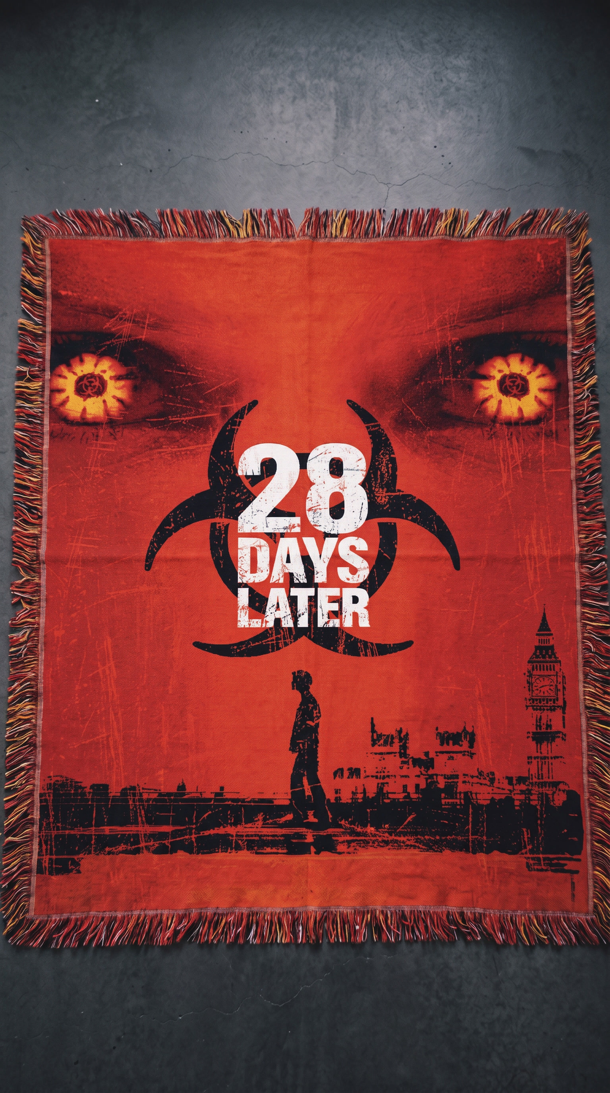 28 Days Later woven blanket - The Theatrical Cut