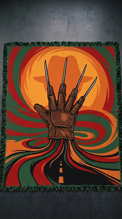 A Nightmare on Elm Street woven blanket - The Mori Cut