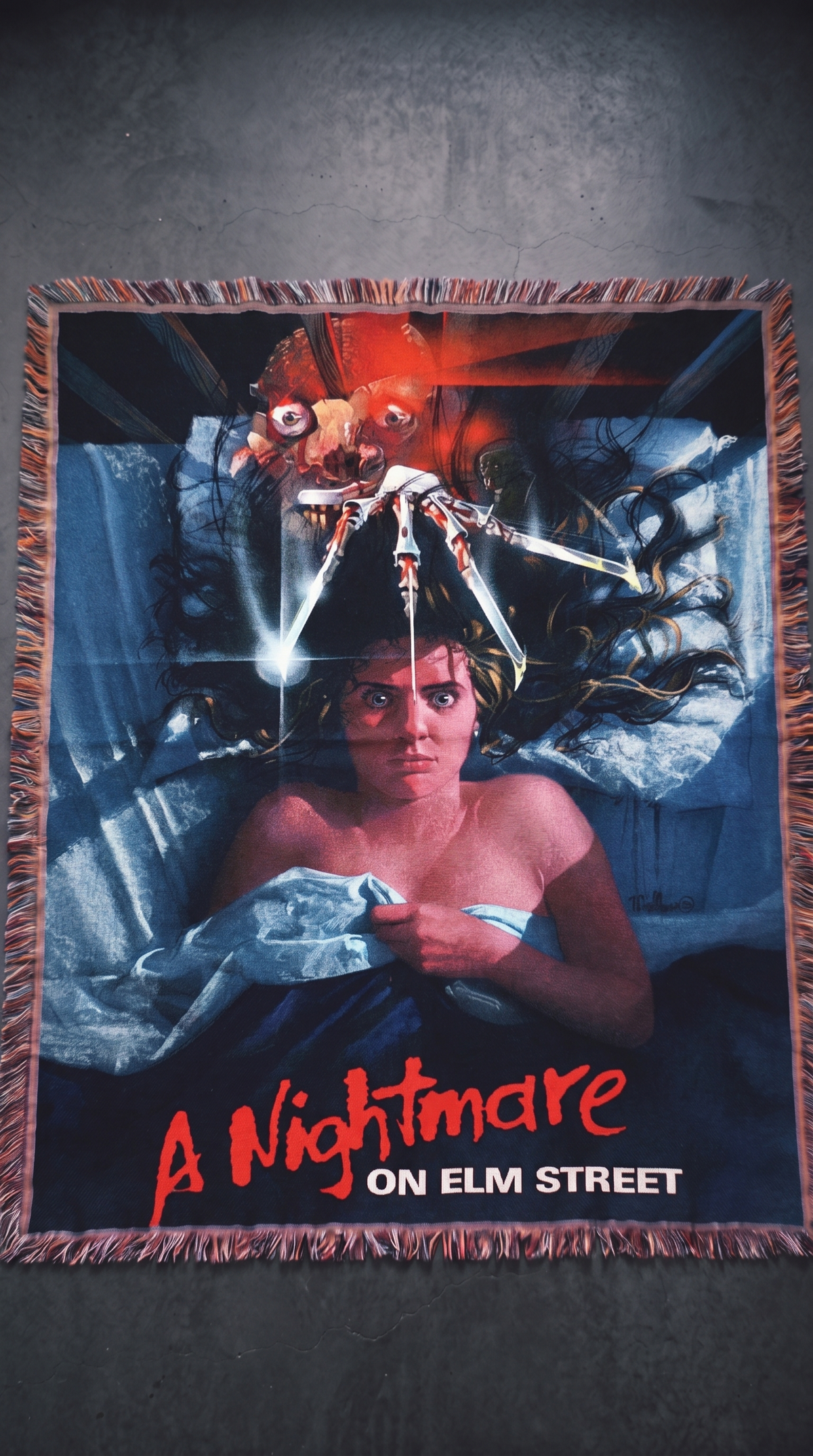 A Nightmare on Elm Street woven blanket - The Theatrical Cut