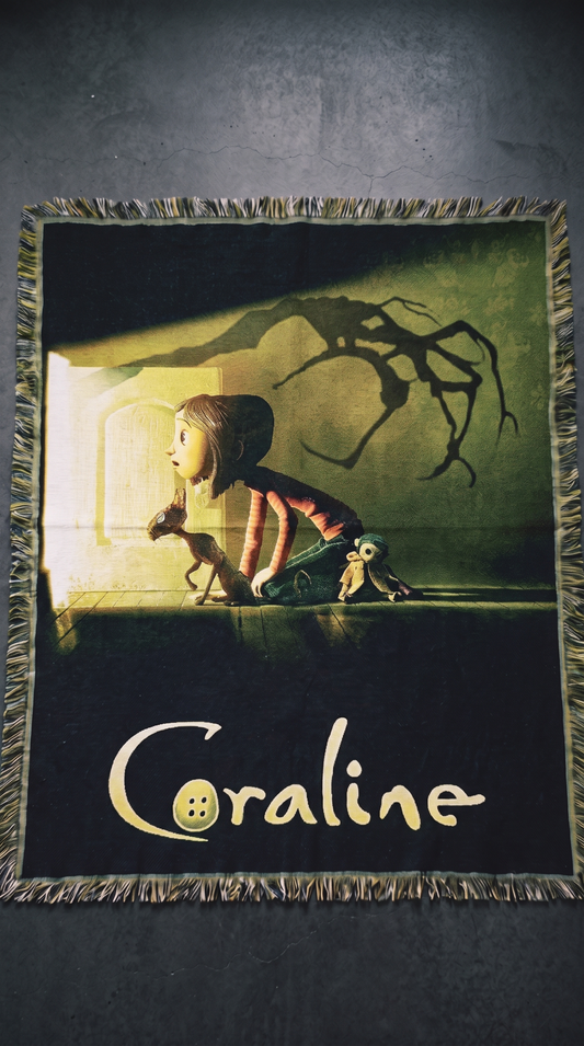 Coraline woven blanket - The Theatrical Cut