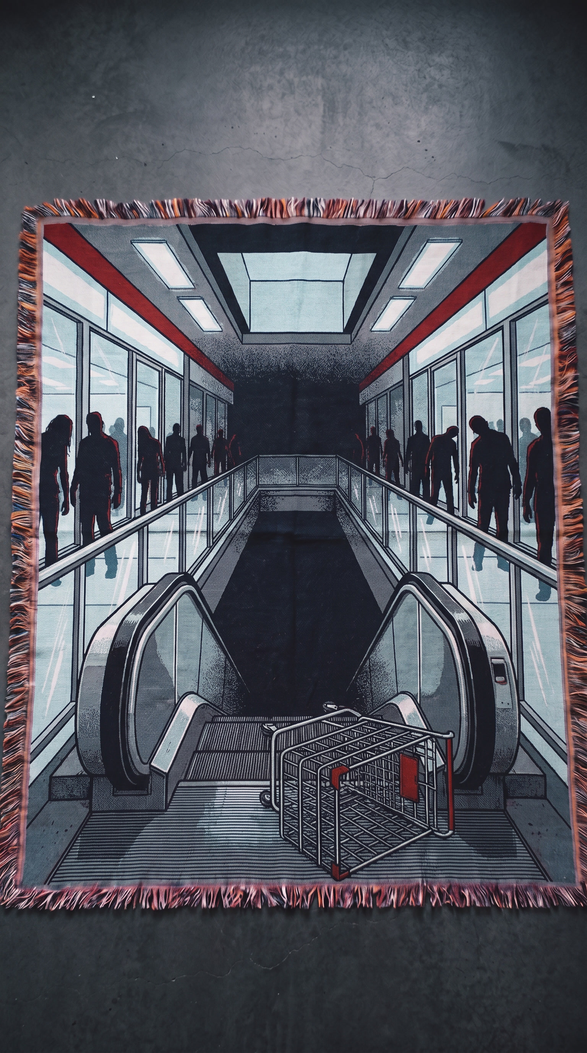 Dawn of the Dead woven blanket - The Mori Cut
