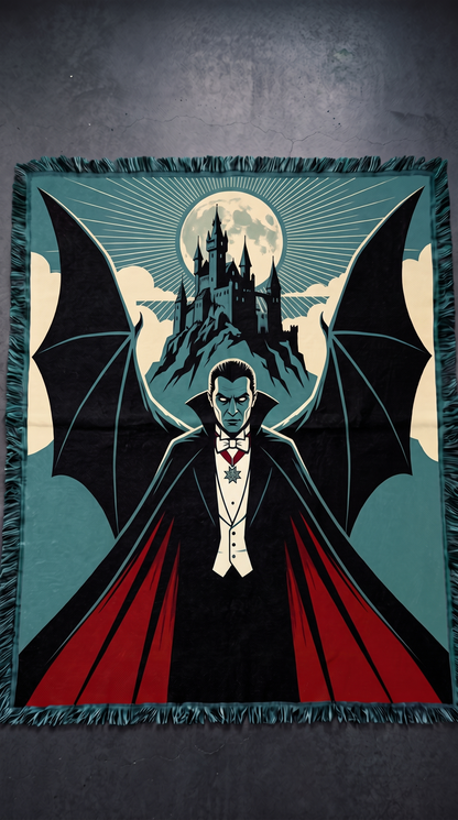 Dracula woven blanket - The Mori Cut