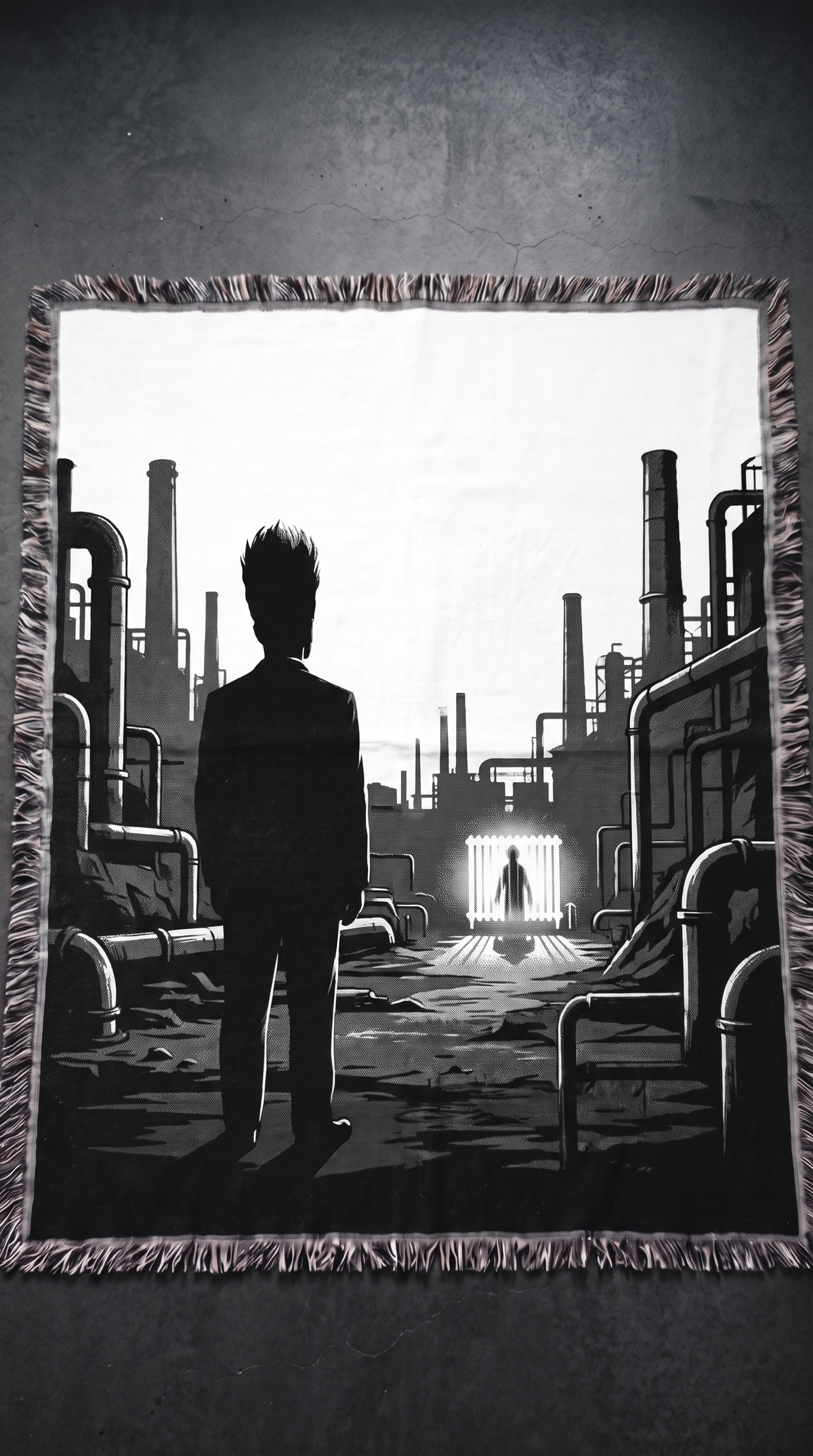 Eraserhead woven blanket - The Mori Cut
