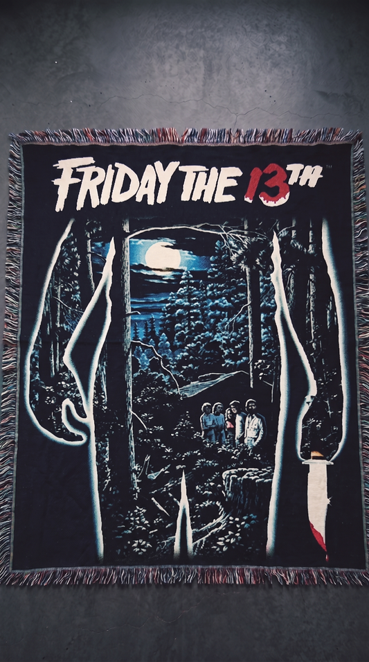 Friday the 13th woven blanket - The Theatrical Cut