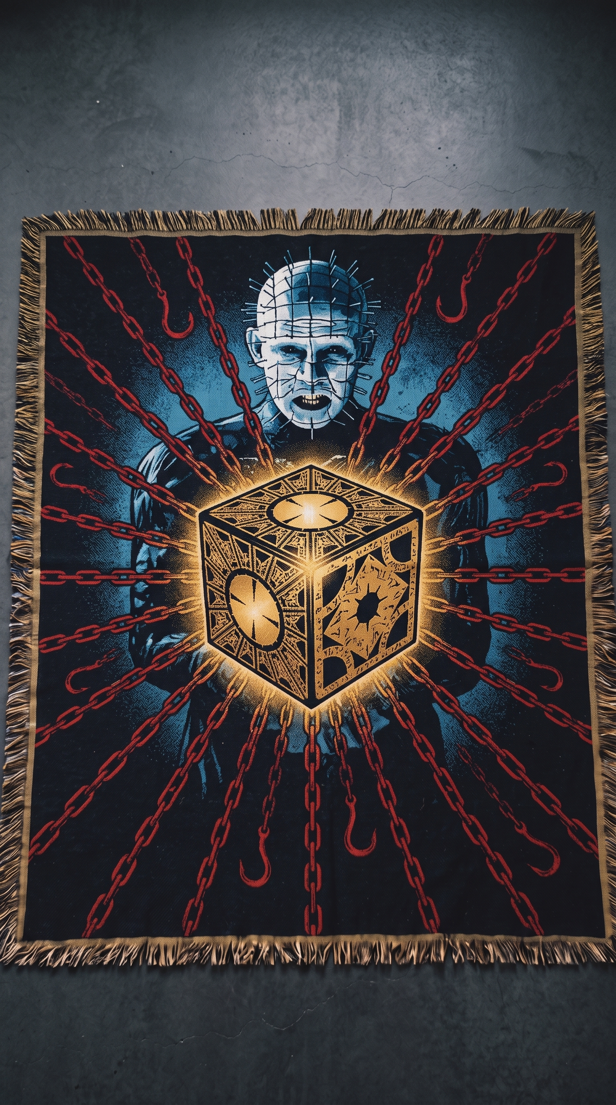 Hellraiser woven blanket - The Mori Cut