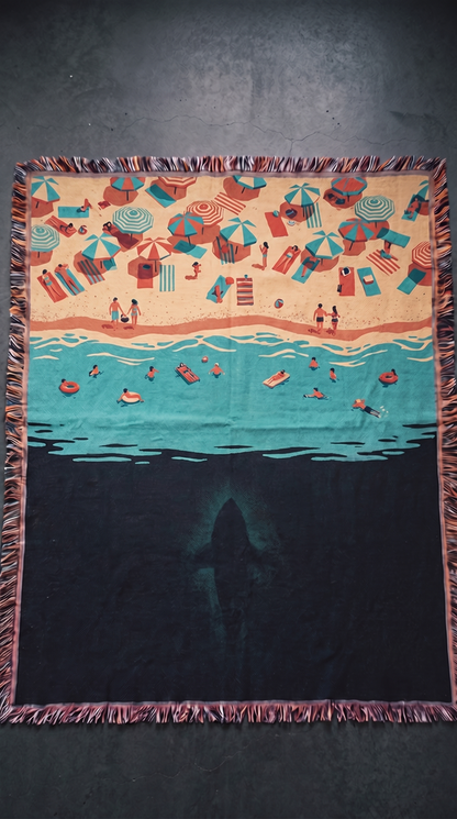 Jaws woven blanket - The Mori Cut