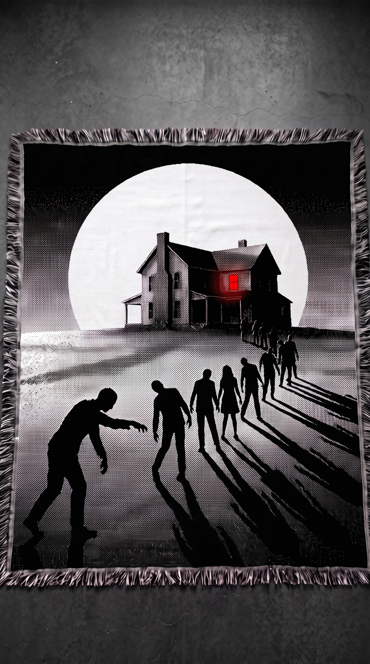 Night of the Living Dead woven blanket - The Mori Cut