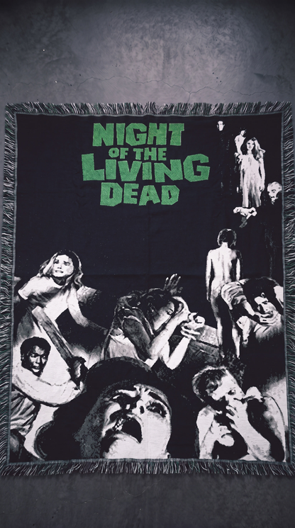 Night of the Living Dead woven blanket - The Theatrical Cut