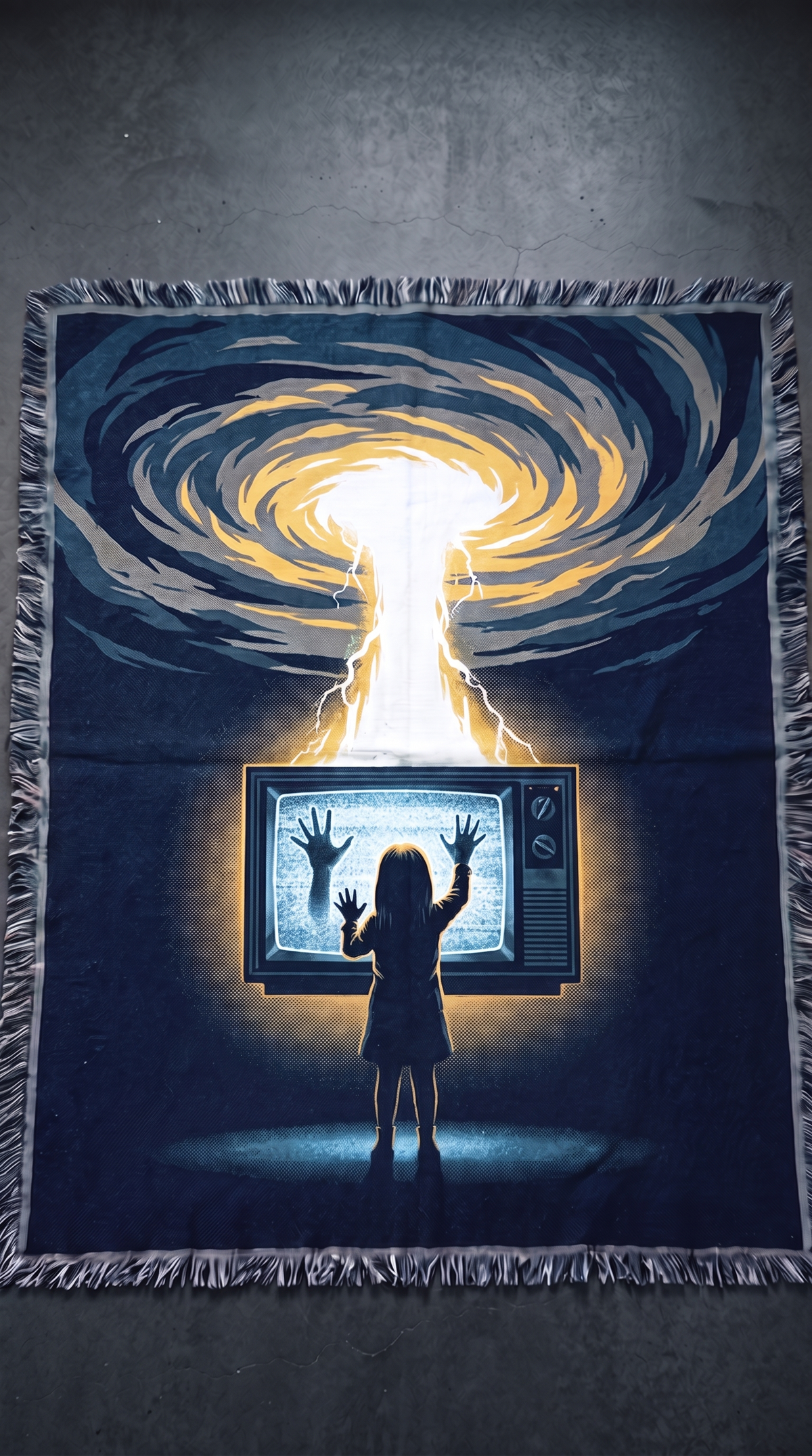 Poltergeist woven blanket - The Mori Cut