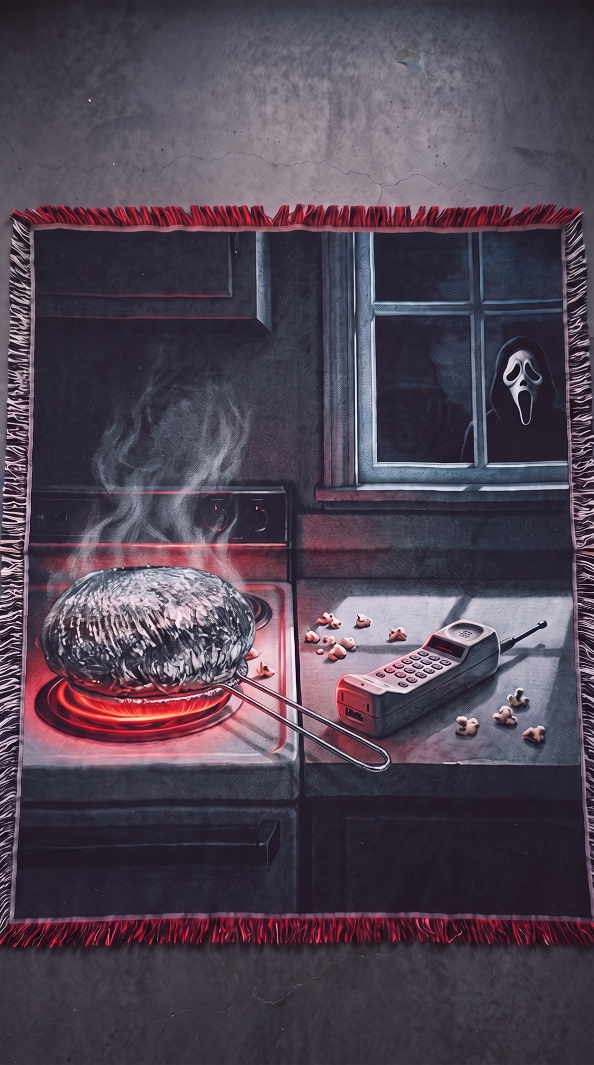 Scream woven blanket - The Mori Cut