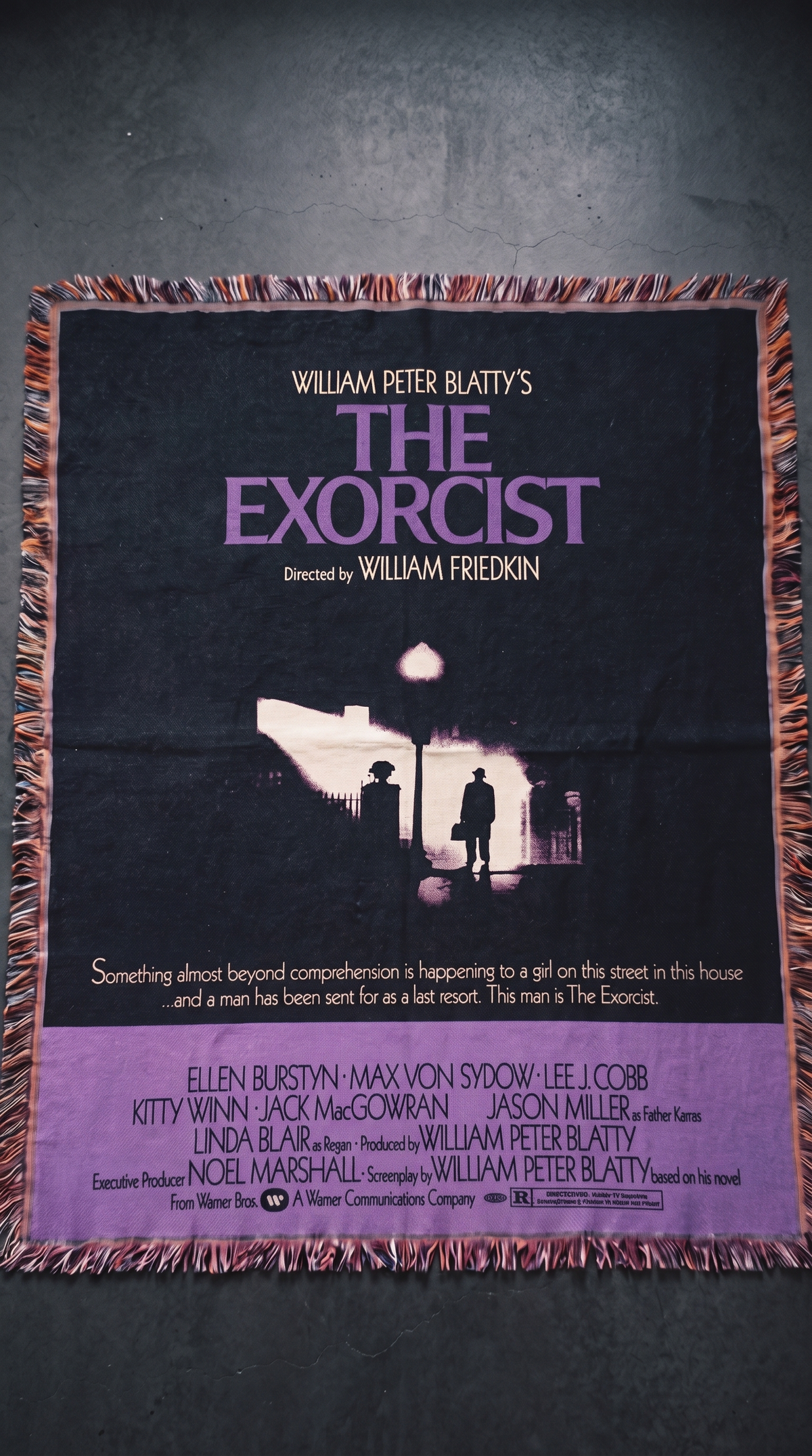 The Exorcist woven blanket - The Theatrical Cut
