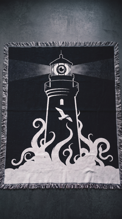 The Lighthouse woven blanket - The Mori Cut