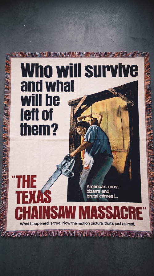 The Texas Chain Saw Massacre woven blanket - The Theatrical Cut