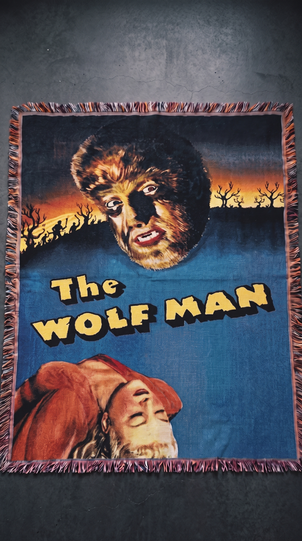 The Wolf Man woven blanket - The Theatrical Cut
